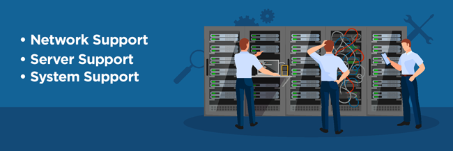 IT Network Support Graphic